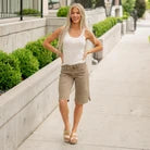 KanCan Vin Low Slung Baggy Jort - Low Rise - Comfort Stretch