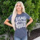 And They Call The Thing Rodeo Graphic - Navy Plus Size