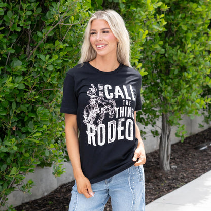 And They Call The Thing Rodeo Graphic - Black