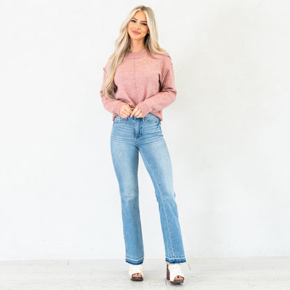 Judy Blue Lennon Mid Rise Slim Bootcut Tummy Control Jeans Regular & Plus Sizes